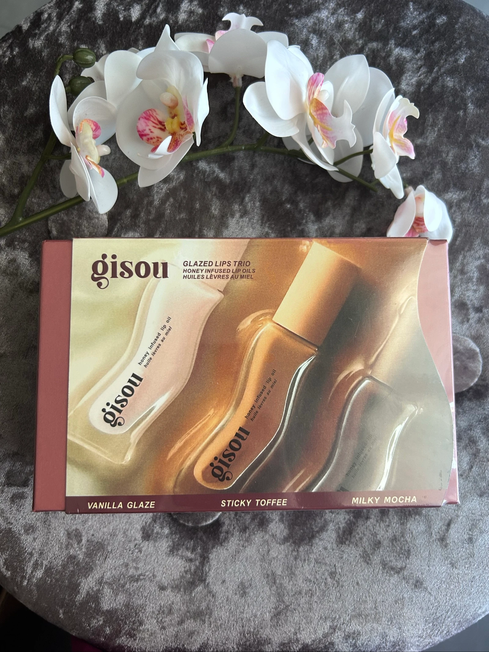 Gisou Glazed Lips Trio – Honey Infused Lip Oils